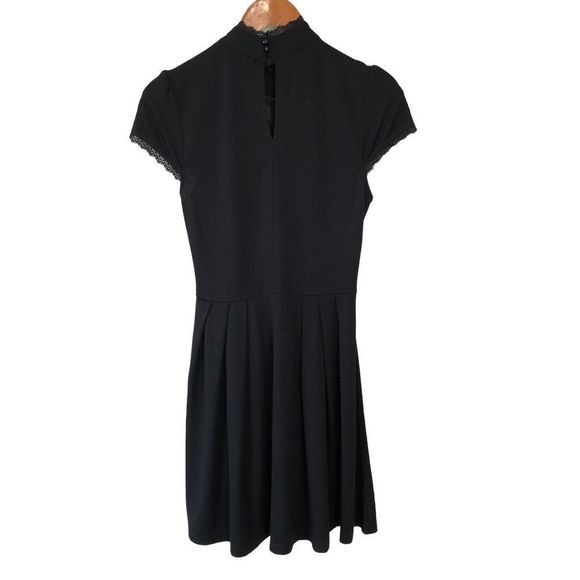 Killstar | Cresent Moon Goth Punk Lace Trim Dress Wednesday Adams Grunge - Picture 2 of 8